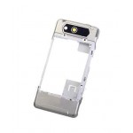 Lcd Frame Middle Chassis For Sony Ericsson Xperia X1 Silver By - Maxbhi Com