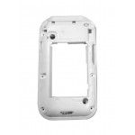 Lcd Frame Middle Chassis For Samsung C3300k Champ White By - Maxbhi Com