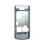 Lcd Frame Middle Chassis For Nokia X302 Rm639 Silver By - Maxbhi Com