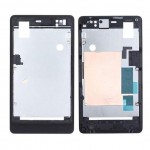 Lcd Frame Middle Chassis For Sony Xperia Go St27i Black By - Maxbhi Com