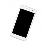 Lcd Frame Middle Chassis For Vivo Y21 Black By - Maxbhi Com