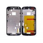 Lcd Frame Middle Chassis For Motorola Moto G Plus 1 Dual Sim Black By - Maxbhi Com
