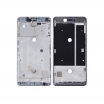 Lcd Frame Middle Chassis For Bq Aquaris U Plus Black By - Maxbhi Com
