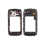 Lcd Frame Middle Chassis For Blackberry Torch 9860 White By - Maxbhi Com