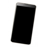 Lcd Frame Middle Chassis For Intex Aqua 4g Black By - Maxbhi Com