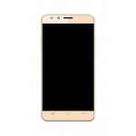 Lcd Frame Middle Chassis For Intex Aqua Jewel 2 Black By - Maxbhi Com