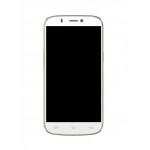 Lcd Frame Middle Chassis For Micromax Canvas Gold A300 Black By - Maxbhi Com