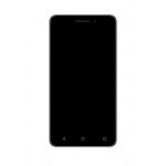 Lcd Frame Middle Chassis For Mtech Eros 4g Black By - Maxbhi Com