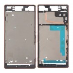 Lcd Frame Middle Chassis For Sony Xperia Z3 Copper By - Maxbhi Com