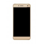 Lcd Frame Middle Chassis For Qmobile Noir S4 Black By - Maxbhi Com