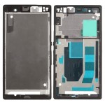 Lcd Frame Middle Chassis For Sony Xperia Z Lt36i Purple By - Maxbhi Com