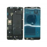 Lcd Frame Middle Chassis For Samsung Galaxy Note 4 Cdma Black By - Maxbhi Com