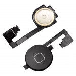 Home Button Complete For Apple Iphone 4 32gb Black By - Maxbhi Com
