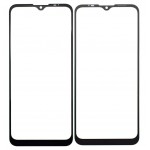 Replacement Front Glass For Moto E7 Plus Black By - Maxbhi Com