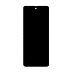 Lcd Frame Middle Chassis For Samsung Galaxy Z Flip 5g Black By - Maxbhi Com