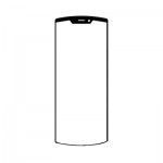 Replacement Front Glass For Motorola Razr 5g Black By - Maxbhi Com