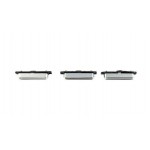 Volume Side Button Outer for Nokia X6 White - Plastic Key
