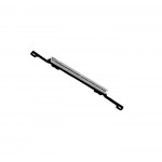 Volume Side Button Outer for ZTE Blade L110 (A110) White - Plastic Key