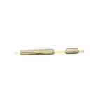 Volume Side Button Outer for BQ Aquaris U White - Plastic Key