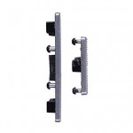 Volume Side Button Outer for Acer Liquid E2 Duo with Dual SIM White - Plastic Key