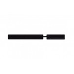Volume Side Button Outer for LG Optimus P970 Schwarz White - Plastic Key