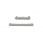 Volume Side Button Outer for LG L60 Dual X147 White - Plastic Key