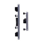Volume Side Button Outer for Motorola XT800 ZHISHANG Brown & Black - Plastic Key
