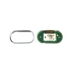 Home Button Outer For Meizu M5s Silver By - Maxbhi Com