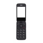 Replacement Front Glass For Alcatel Go Flip 3 Black By - Maxbhi Com