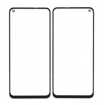 Replacement Front Glass For Realme X7 Black By - Maxbhi Com