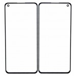 Replacement Front Glass For Realme X7 Pro Black By - Maxbhi Com