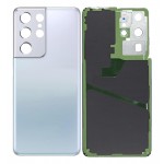 Back Panel Cover For Samsung Galaxy S21 Ultra White - Maxbhi Com