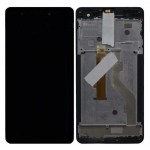 Lcd With Touch Screen For Lava Z1 Black By - Maxbhi Com