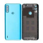 Back Panel Cover For Motorola Moto E7 Power Blue - Maxbhi Com