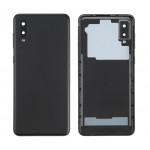 Back Panel Cover For Samsung Galaxy A02 Black - Maxbhi Com