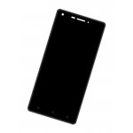 Lcd Frame Middle Chassis For Intex Aqua Lions 3 Lower Flex Black By - Maxbhi Com