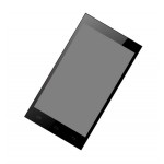 Lcd Frame Middle Chassis For Intex Aqua 3g Pro Black By - Maxbhi Com