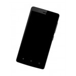 Lcd Frame Middle Chassis For Intex Aqua Lions N1 Black By - Maxbhi Com