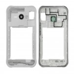 Lcd Frame Middle Chassis For Samsung Galaxy J1 Ace Neo White By - Maxbhi Com