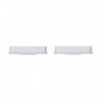 Volume Side Button Outer For Apple Ipad Pro 12 9 2021 Silver By - Maxbhi Com