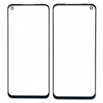 Replacement Front Glass For Realme Narzo 30 Black By - Maxbhi Com