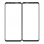 Replacement Front Glass For Asus Rog Phone 5 Pro Black By - Maxbhi Com