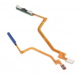 Fingerprint Sensor Flex Cable For Xiaomi Redmi Note 9 Pro Max Blue By - Maxbhi Com