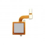 Fingerprint Sensor Flex Cable For Lenovo K6 Note Silver By - Maxbhi Com