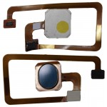 Fingerprint Sensor Flex Cable For Oppo A7 Blue By - Maxbhi Com