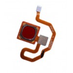 Fingerprint Sensor Flex Cable For Vivo X21 Red By - Maxbhi Com