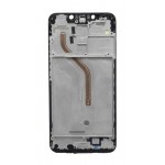Lcd Frame Middle Chassis For Xiaomi Pocophone F1 Black By - Maxbhi Com