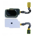 Fingerprint Sensor Flex Cable For Samsung Galaxy A8 2018 Black By - Maxbhi Com