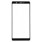Replacement Front Glass For Nokia 7 Plus Black By - Maxbhi Com