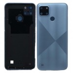 Back Panel Cover For Realme C21y Blue - Maxbhi Com